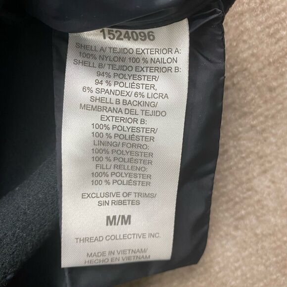 Hurley Men's Wind Resistant Jacket Black Medium NWT - Picture 5 of 8